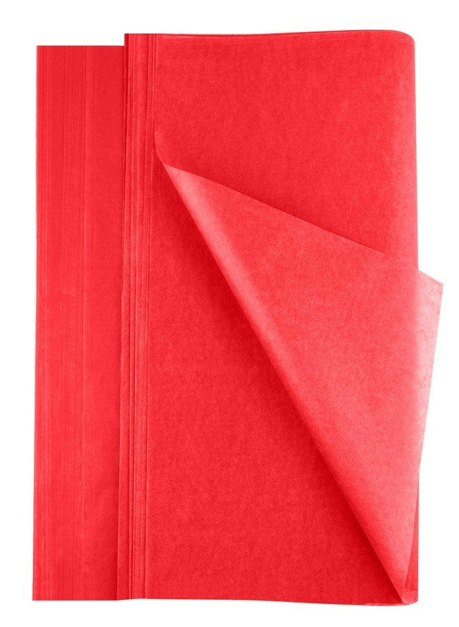 FEPITO 100 Sheets Red Christmas Tissue Paper - Gift Wrapping Paper for Xmas Presents, Crafts (14 x 20 Inch) - Image 1